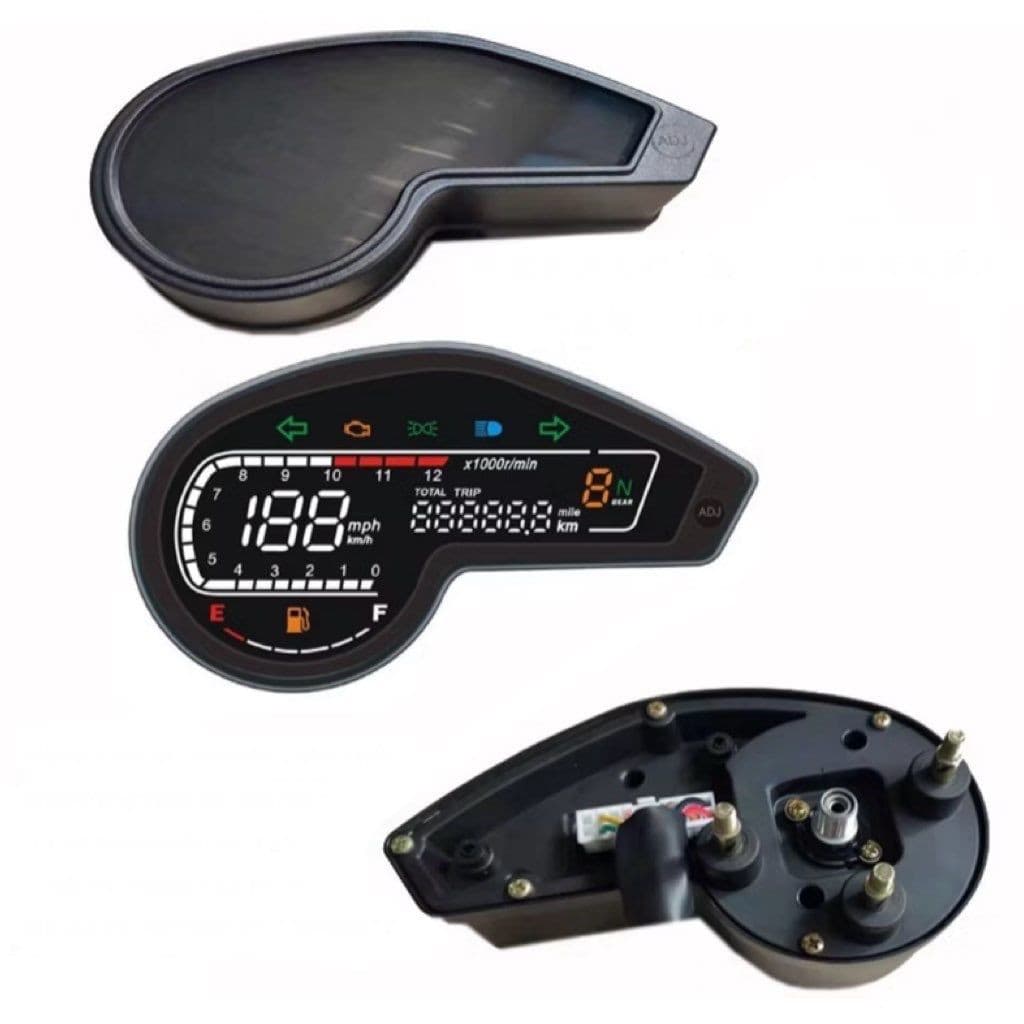 Painel Digital Led Nxr 125 Bros Nxr 150 Bros Ks Es Esd Honda