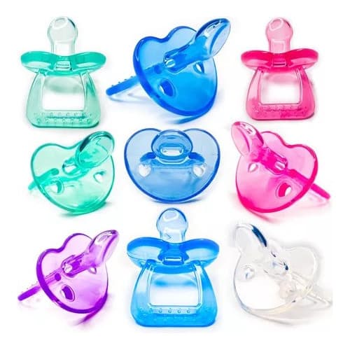 Chupeta Silicone Mordedor Calmante Bico Achatado Fase 2 + 6m