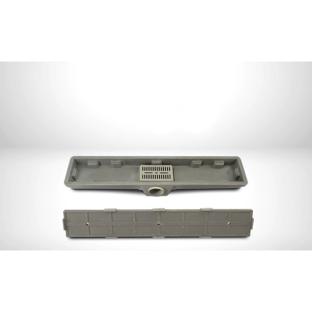 Ralo Linear Oculto Invisível Composto em Fibra 10x50cm