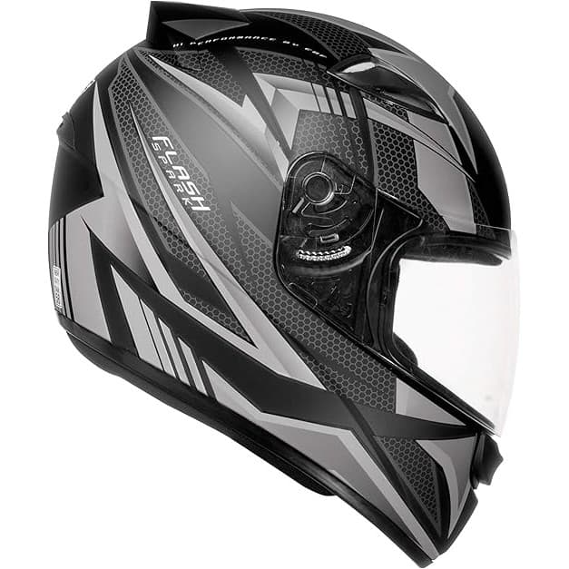 Capacete Moto EBF Esportivo New Spark Flash Fechado Com Narigueira