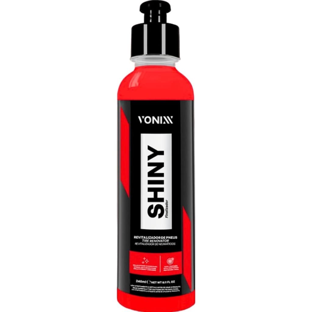Shiny 240ml Vonixx Revitalizador Pneu Pretinho Brilho