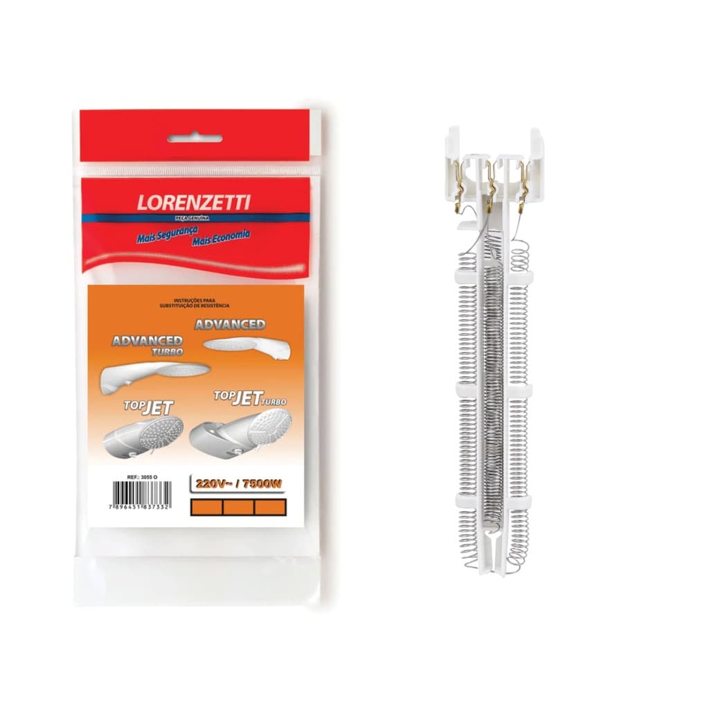 Resistência Advanced Top Jet Multitemperaturas Lorenzetti