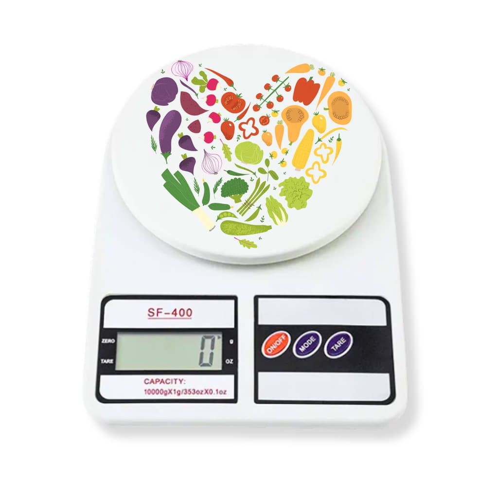 Balança Digital Portátil Alta Precisão Cozinha 10kg Coração