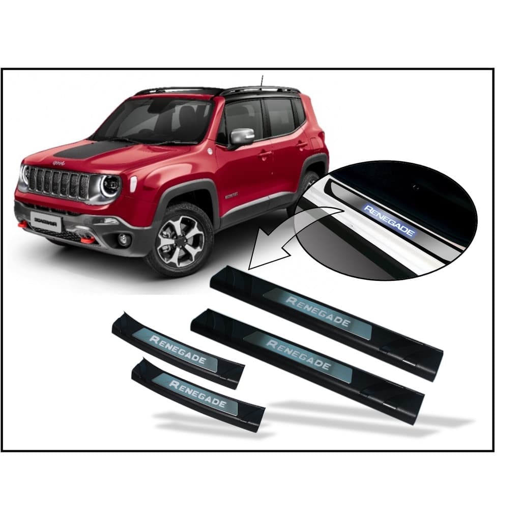 Kit Soleira Jeep Renegade Led 2016 2017 2018 2019 2020