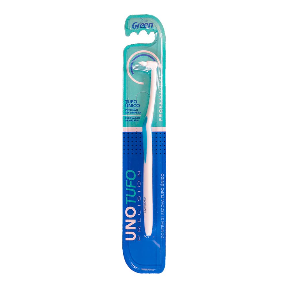 Escova Dental Uno Tufo Azul - Green