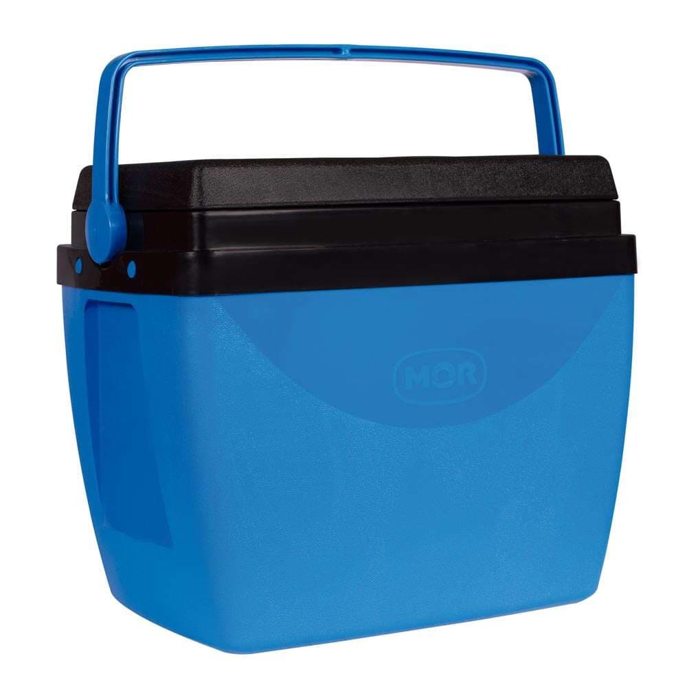 Caixa Térmica Cooler 34L 50 Latas Mor Azul com Preto
