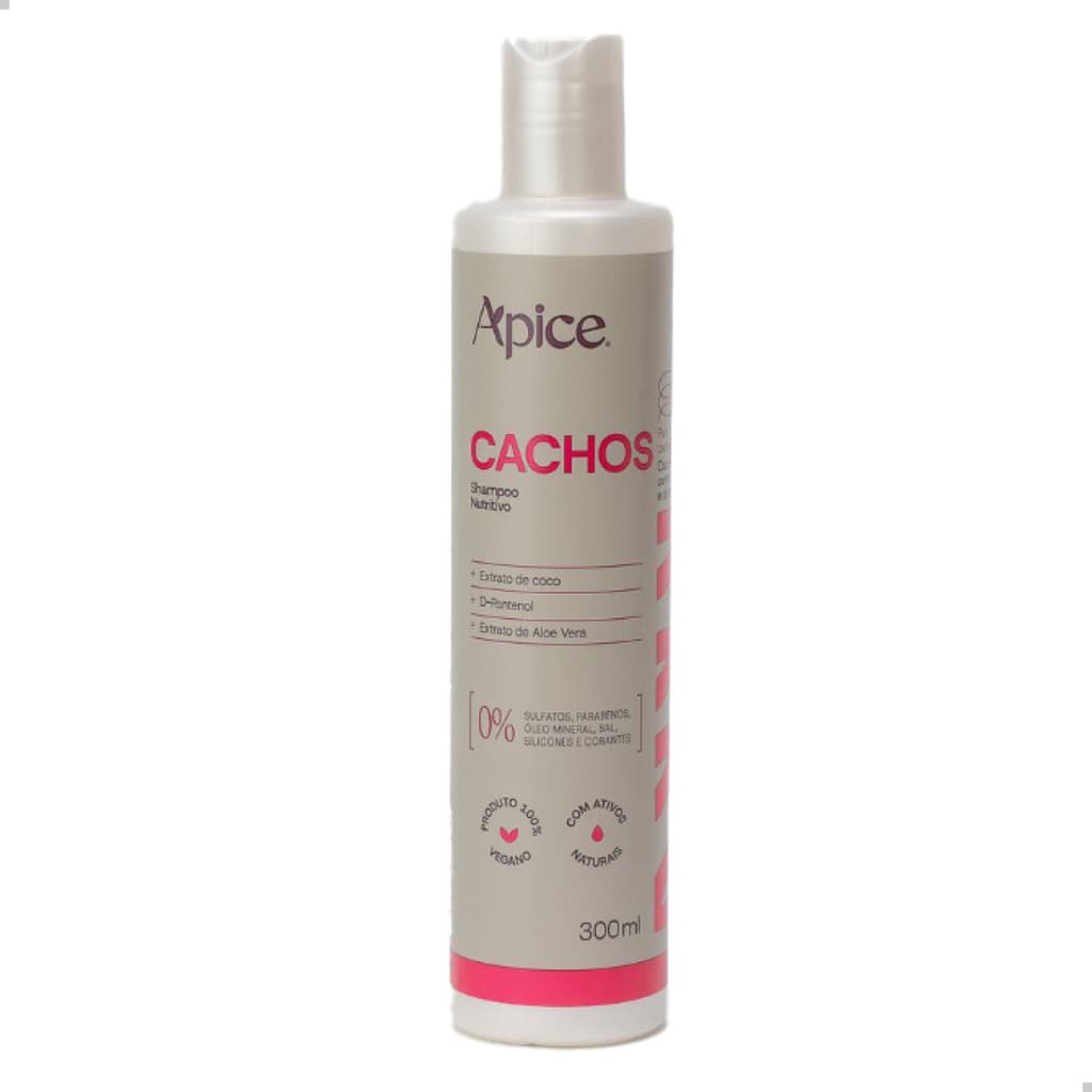 SHAMPOO CACHOS NUTRITIVO 300ML NOVA FRAGÂNCIA CACHOS DEFINIDOS HIDRATADOS NUTRE