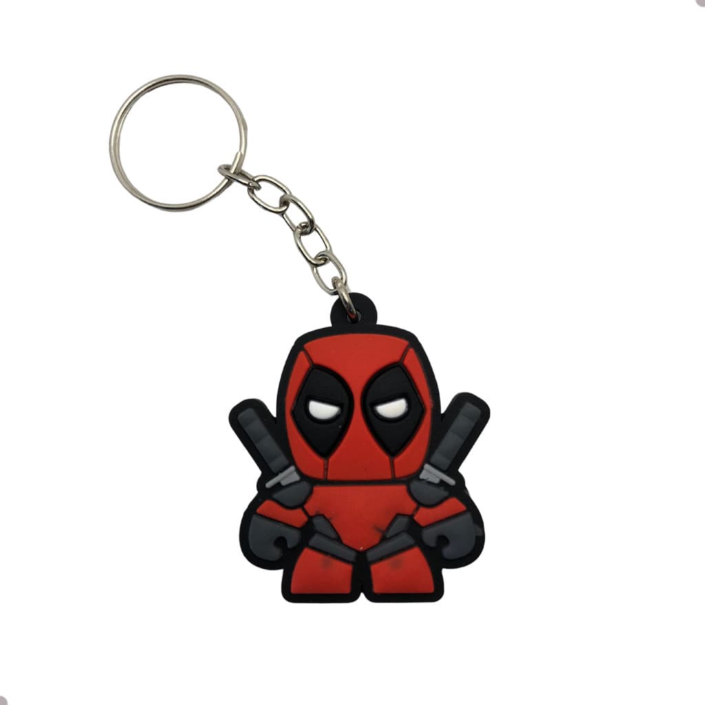 Chaveiro Emborrachado Deadpool Marvel Geek
