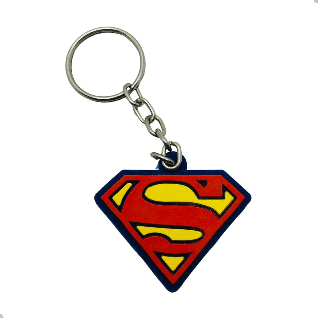 Chaveiro Emborrachado Escudo Superman DC Geek