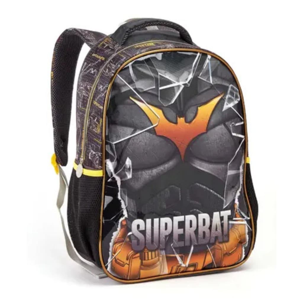 Mochila Costas SuperBat Escolar Batman Infantil Seanite