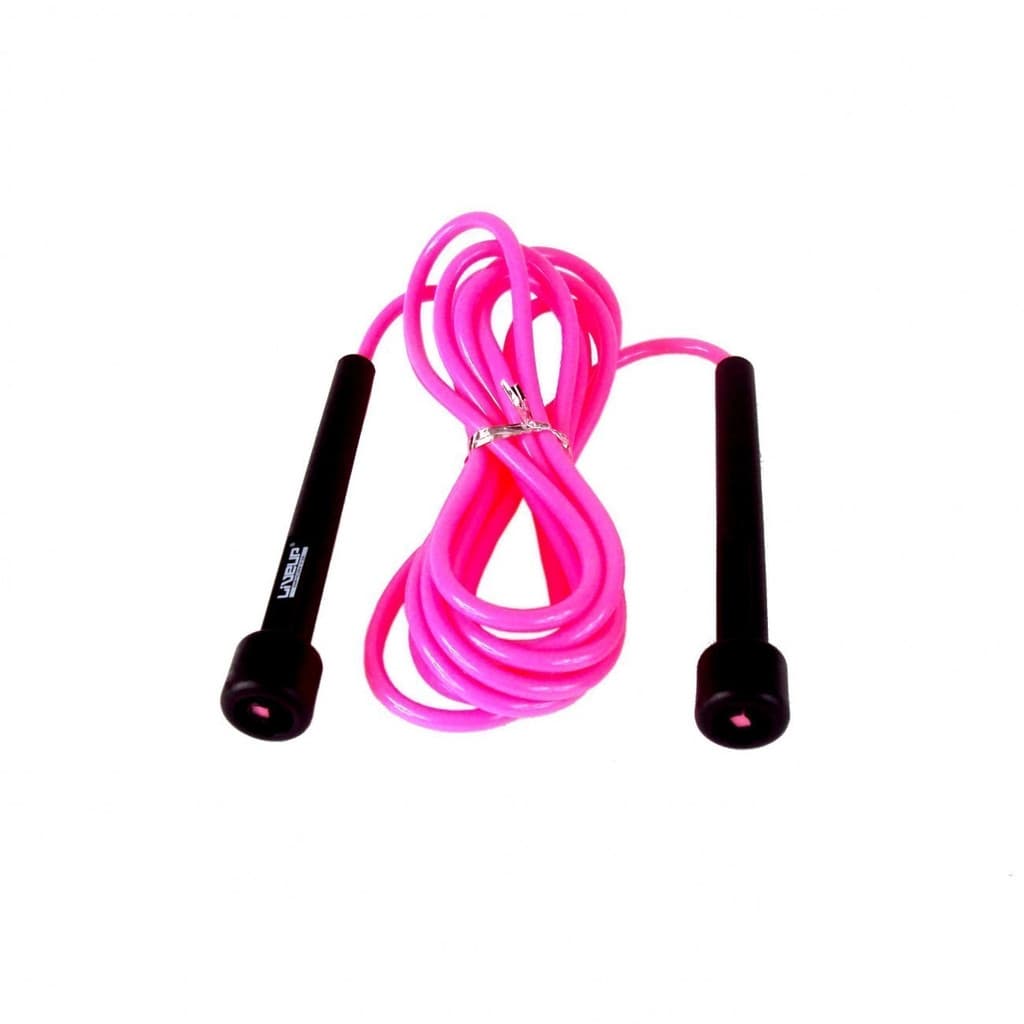 Corda Pular Jump Rope 2,65m Silicone Rosa Liveup
