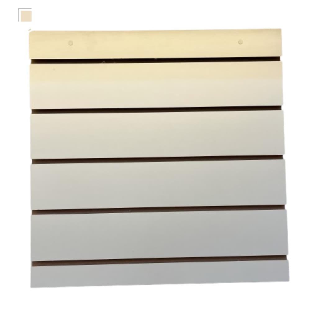 Expositor de produto com gancho canaletado MDF 60X60 - Branco