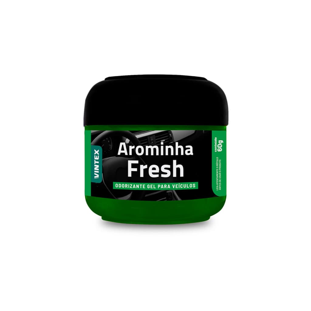 AROMINHA FRESH CHEIRINHO GEL CARRO NOVO 60G