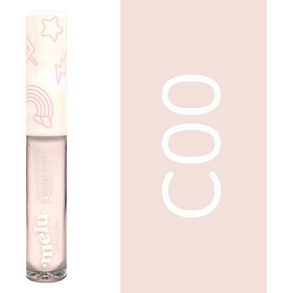 Corretivo Líquido Facial Melu By Ruby Rose Com Vitamina E