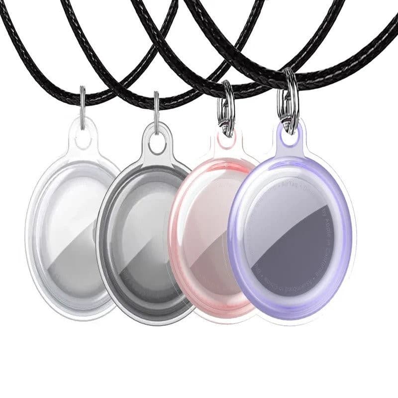 Colar Airtag para Air Tag, Efeito Chamativo, Cordão Ajustável Feito à Mão para Adultos e Crianças, Suporte Impermeável