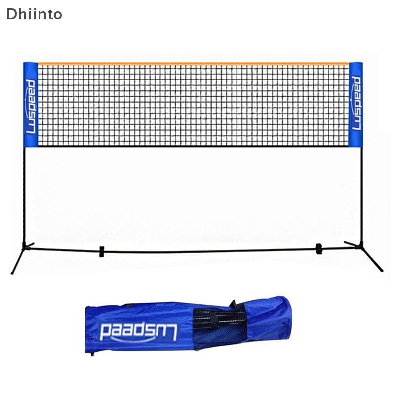 [Dhiint] Rede De Badminton Padrão Dobrável Portátil Para Esportes Internos E Externos , Treinamento De Tênis De Vôlei ,