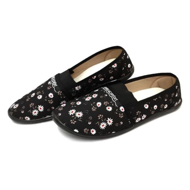 Sapatilha Básica Feminina Moleca Brin Jasmim Flores Preto 520 100% Original Nota Fiscal e Garantia