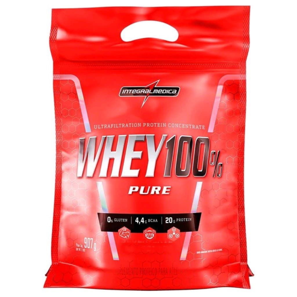 Whey Protein Concentrado100% Pure Pouch - Integralmédica