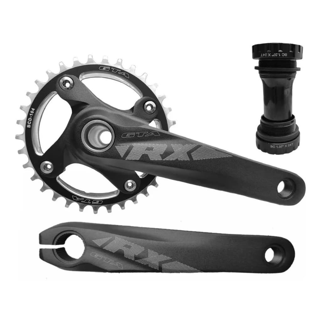 Pedivela Integrado Hollowtech 24mm Single 34d Bike Mtb 175mm