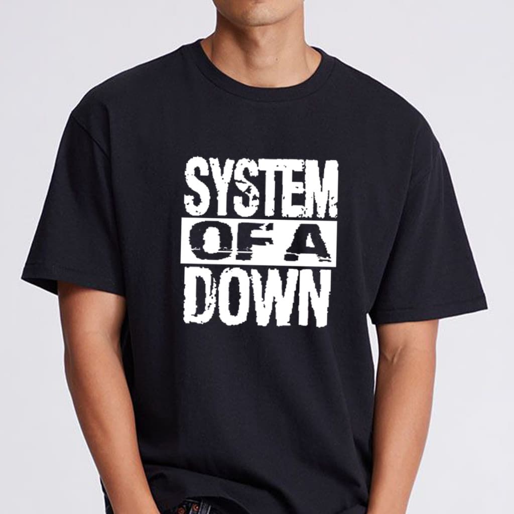Camiseta System of a Down Banda de Rock Turne Brasil 2025 Unissex 100% Algodão