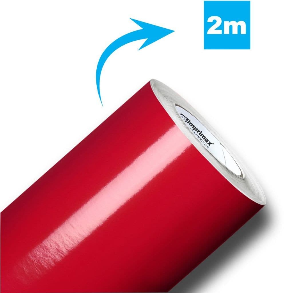 Adesivo Vinil Vermelho envelopamento Geladeiras Móveis 2 metros