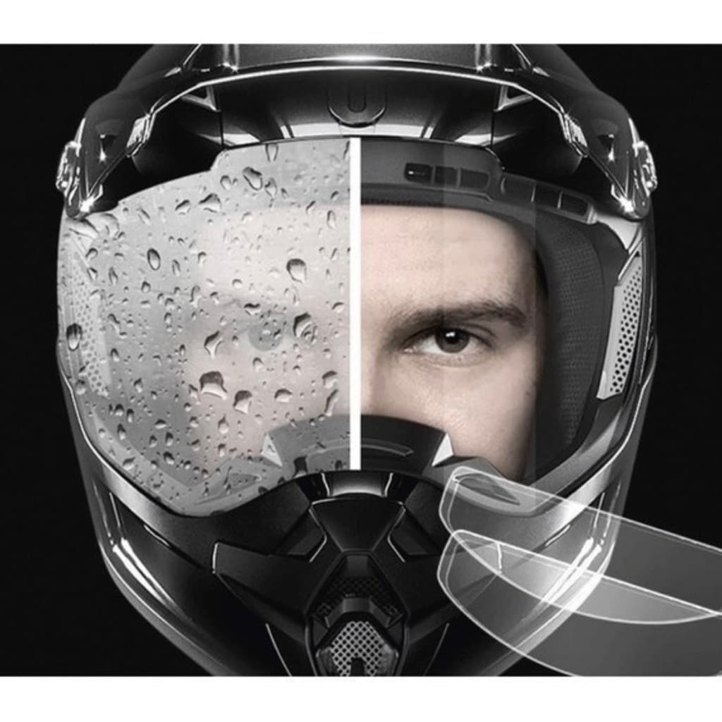 2pcs Filme De Motocicleta À Prova De Chuva/HD/Lente De Antiembaçante