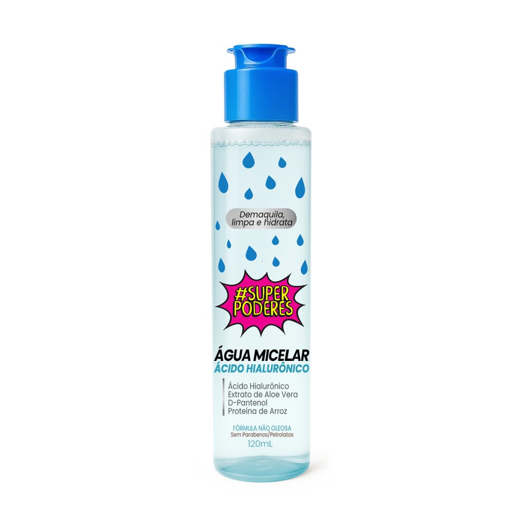 Agua Micelar Acido Hialurônico - Super Poderes