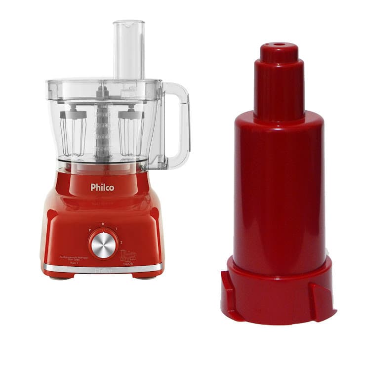ADAPTADOR DAS LÂMINAS | SUPORTE FACA MULTIPROCESSADOR PHILCO PMP1600V | COR: VERMELHO