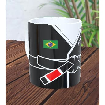 caneca KIMONO JIU-JITSU presente alta qualidade xicara porcelana ceramica