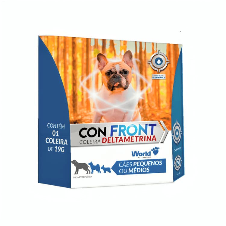 Confront Coleira Antipulgas e Carrapatos para Cães | Proteção por até 4 Meses