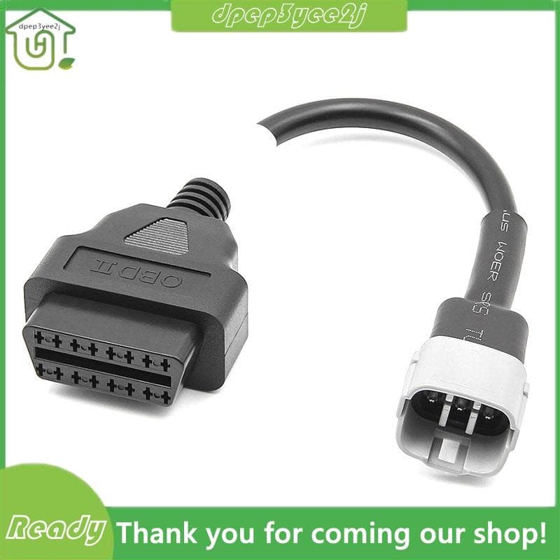 Cabo De Motocicleta OBD Para Suzuki , Diagnóstico De 6 Pinos OBD2 , Adaptador De 16
