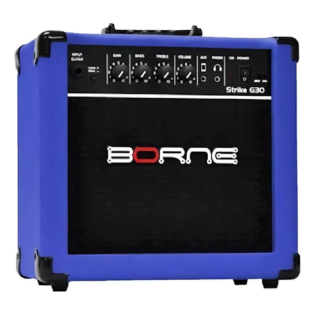 Amplificador Para Guitarra 15w Borne Cubo Strike G30 Bivolt