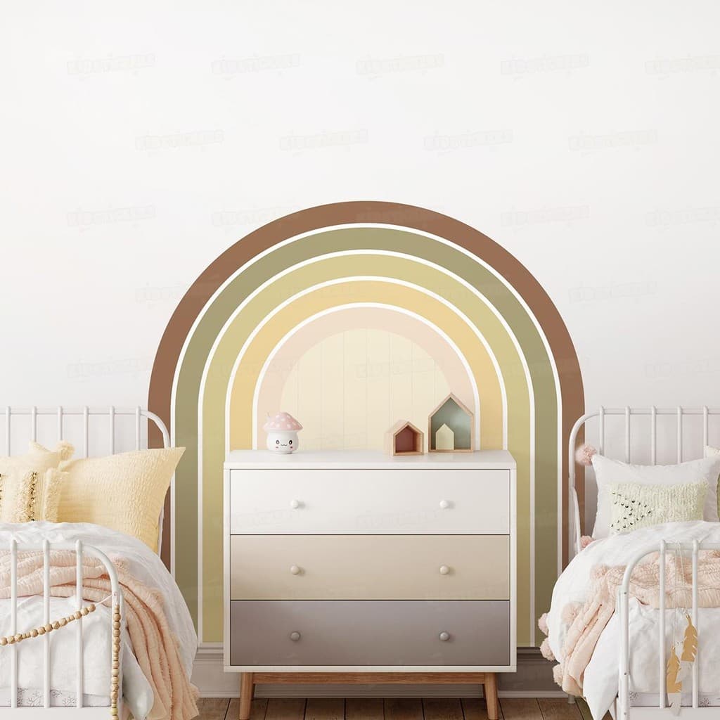 Adesivo Arco Íris Grande Infantil Lavável Fácil Aplicação Decoração Quarto Bebê Criança