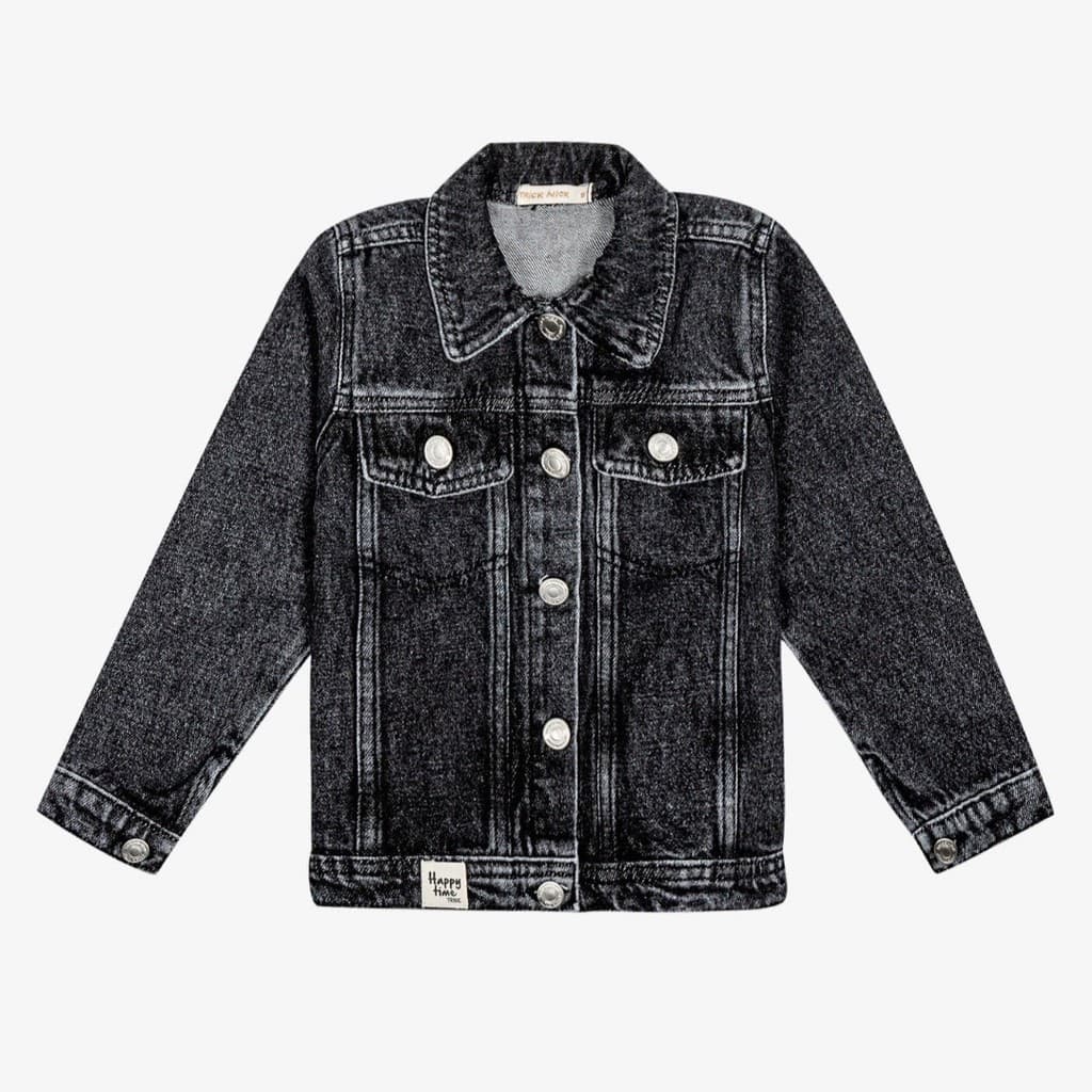 Jaqueta jeans infantil modinha Trick Nick