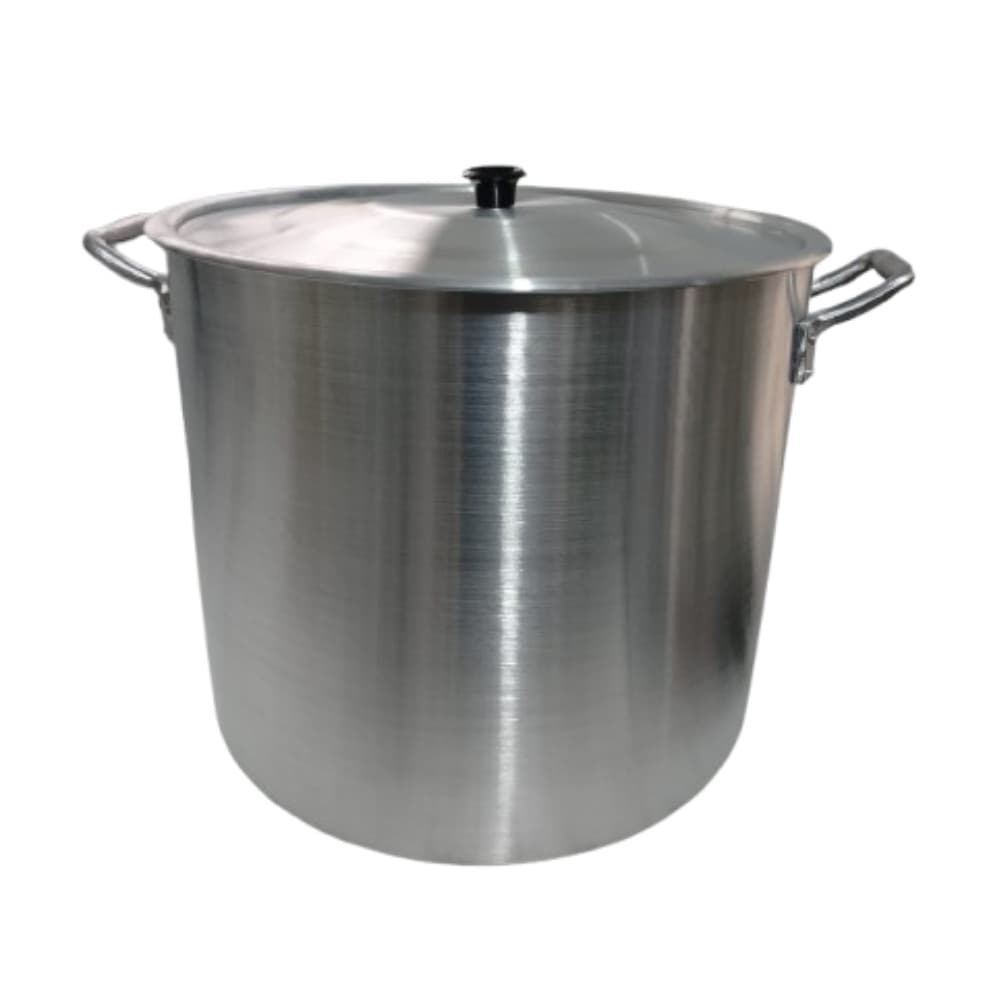 Panela Grande Caldeirão Em Aluminio Grosso Capacidade 36 Litros Para Feijoada Restaurante