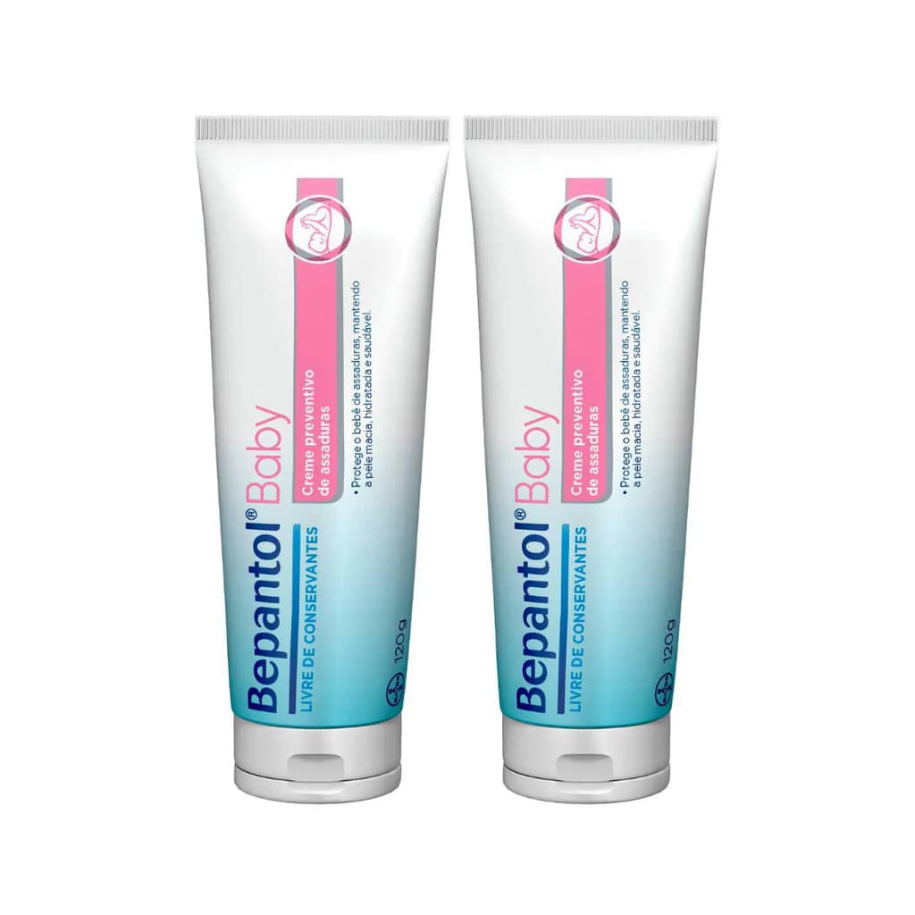 KIT 2 Bepantol Baby Pomada para Assaduras 120g