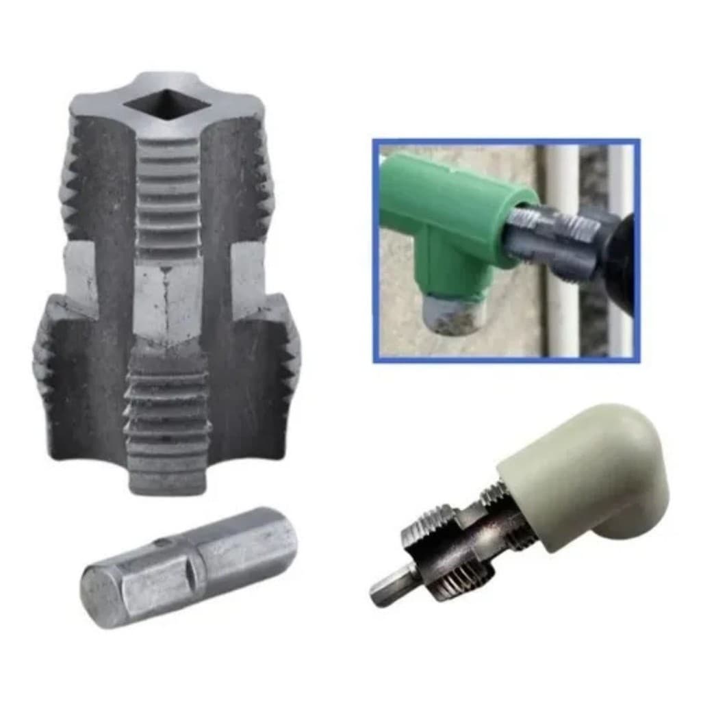 Abridor De Rosca Interno Para Tubo De Água 1/2,3/4 PPR Pvc