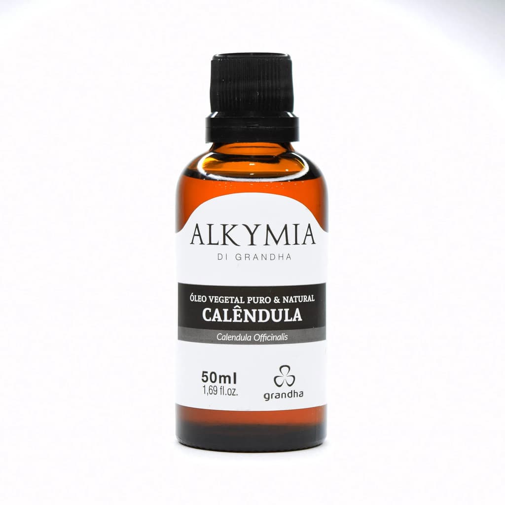 Óleo Vegetal Puro e Natural de Calêndula 50ml - Grandha