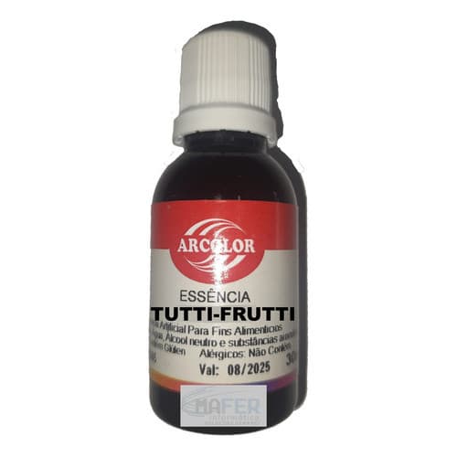 Kit 6 Essência de Tutti Frutti 30ml Arcolor Alimentícia