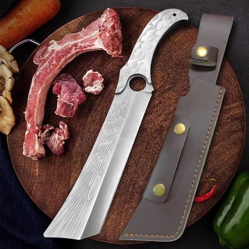 Cutelo Churrasco Luxo Fulltang Inox