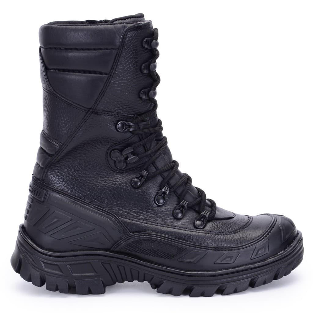 Coturno Militar Tático Bota Extreme Bm Brasil 5260 Performance e Resistencia a Agua Couro Bovino