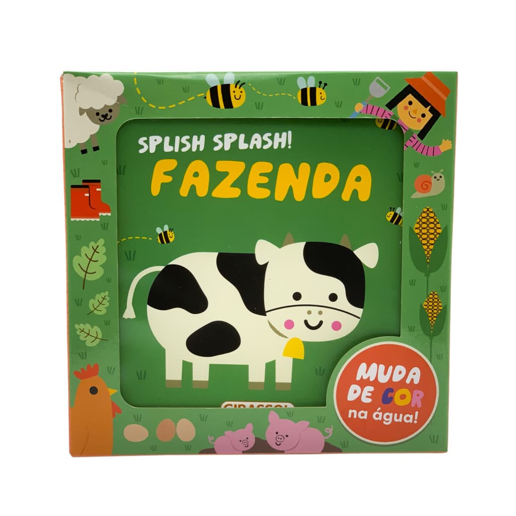 Splish Splash! Fazenda - Livro de banho que muda de cor na água!
