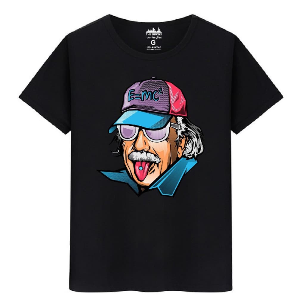 Camisa T-shirt Camiseta Masculina Algodão Premium Albert Einstein Cientista Físico Premium
