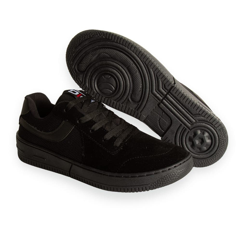 Tenis masculino  e Feminino Dk Shoes skatista e Dia a Dia preto original causal caminhada esportes skate
