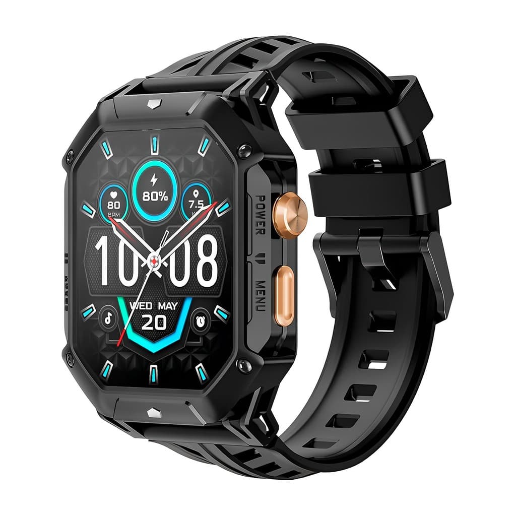 Haylou Smartwatch Iron N1 BT 5.3 Tela 2,13 pol. Preto