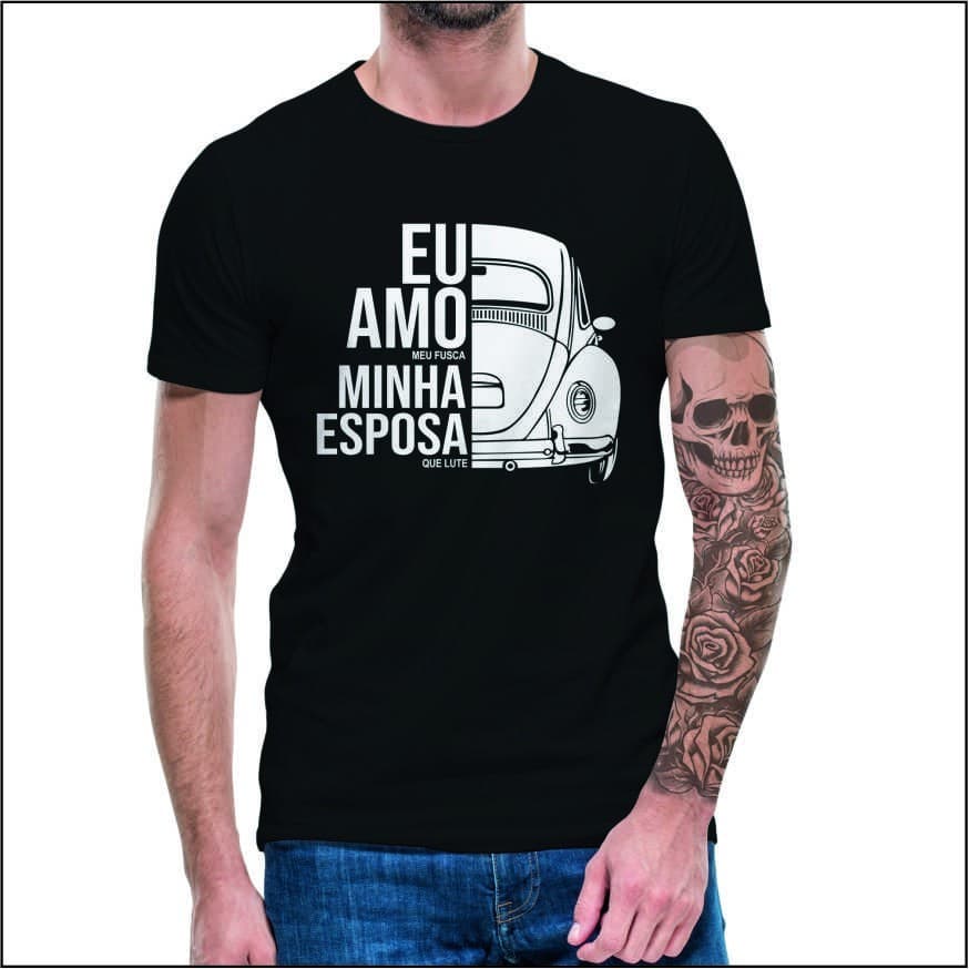 Camisa Fusca Carros Antigo Volkswagen Vintage Camiseta 100% Algodão