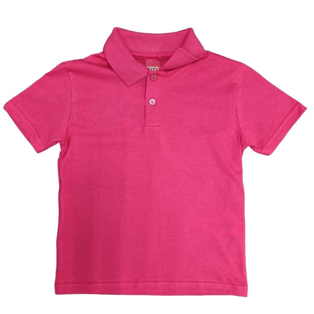 Polo Infantil Vermelha Básica Kyly
