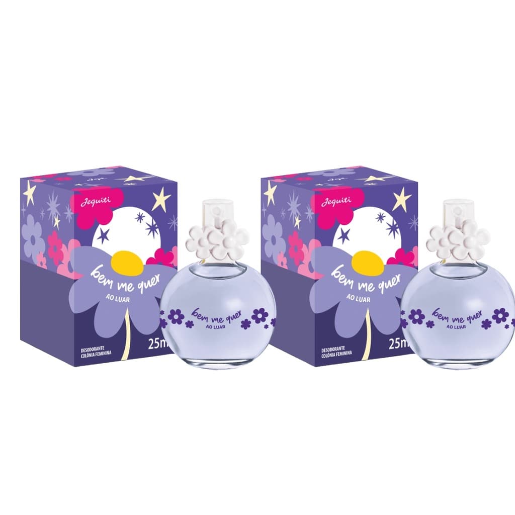 Kit Colônias Bem-Me-Quer Ao Luar 25ml - Jequiti