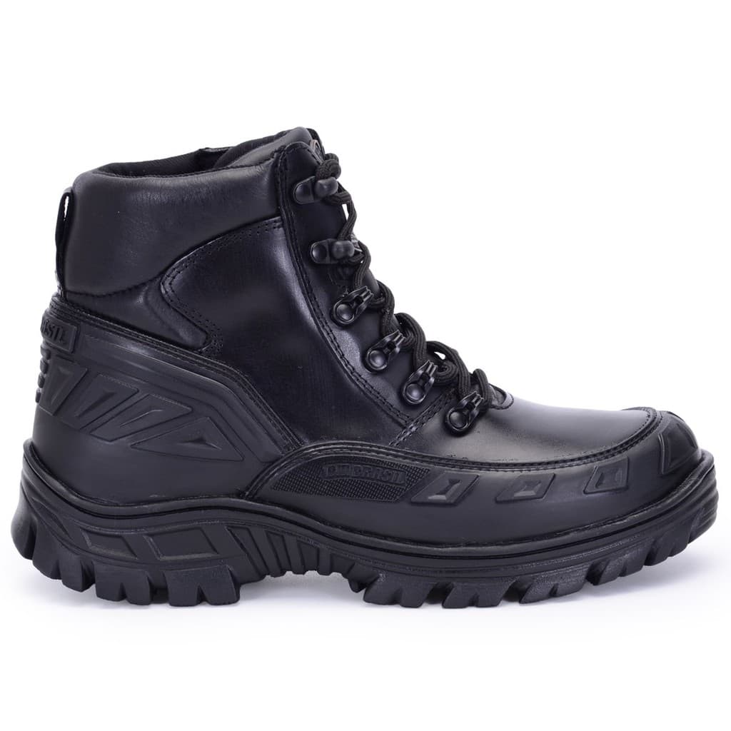 Coturno Militar Tático Bota Borzeguim Extreme Bm Brasil 5185 Couro Legítimo Premium Palmilha de Gel