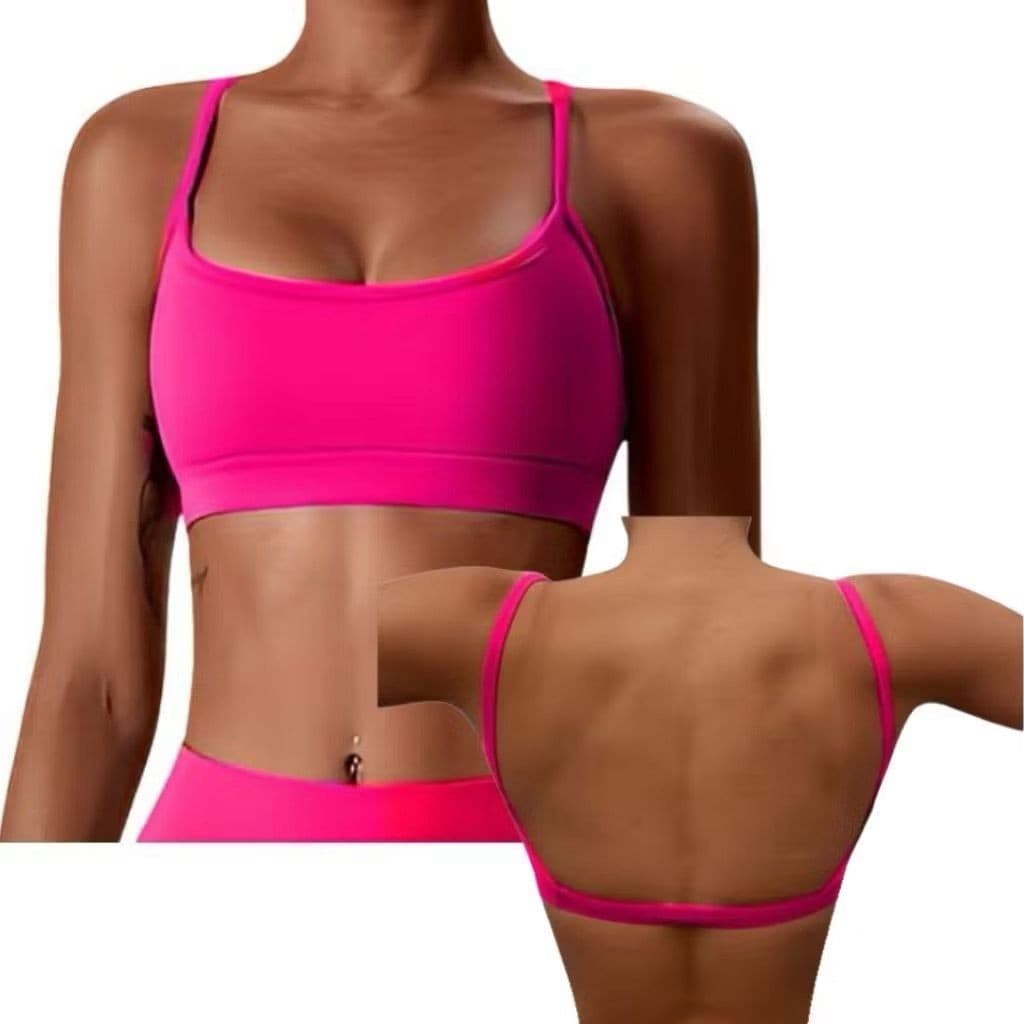 Top Feminino Costas Abertas Suplex Premium – Fitness, Academia, Corrida e Praia